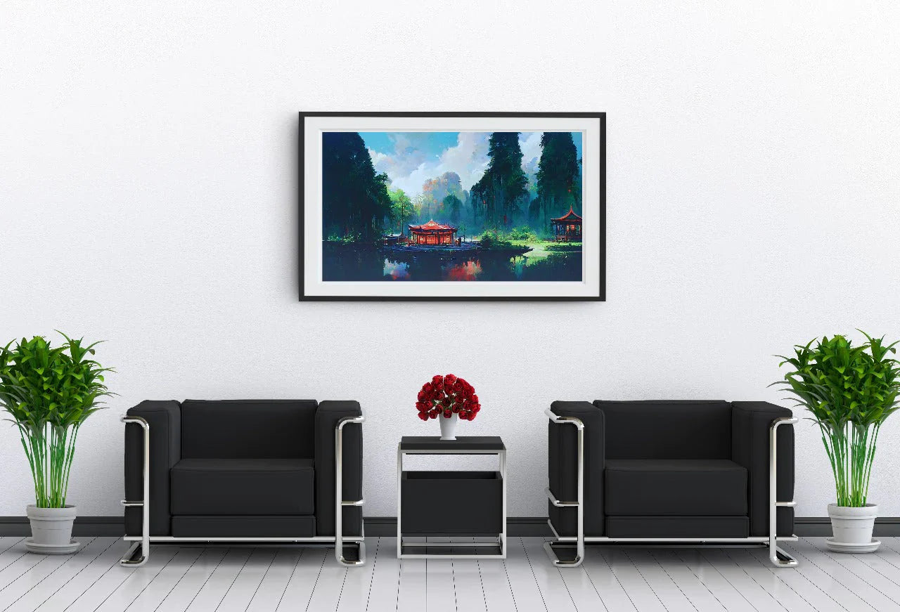 Luxury Metal Wall Art Print for Living Room | Elite Prrintex India