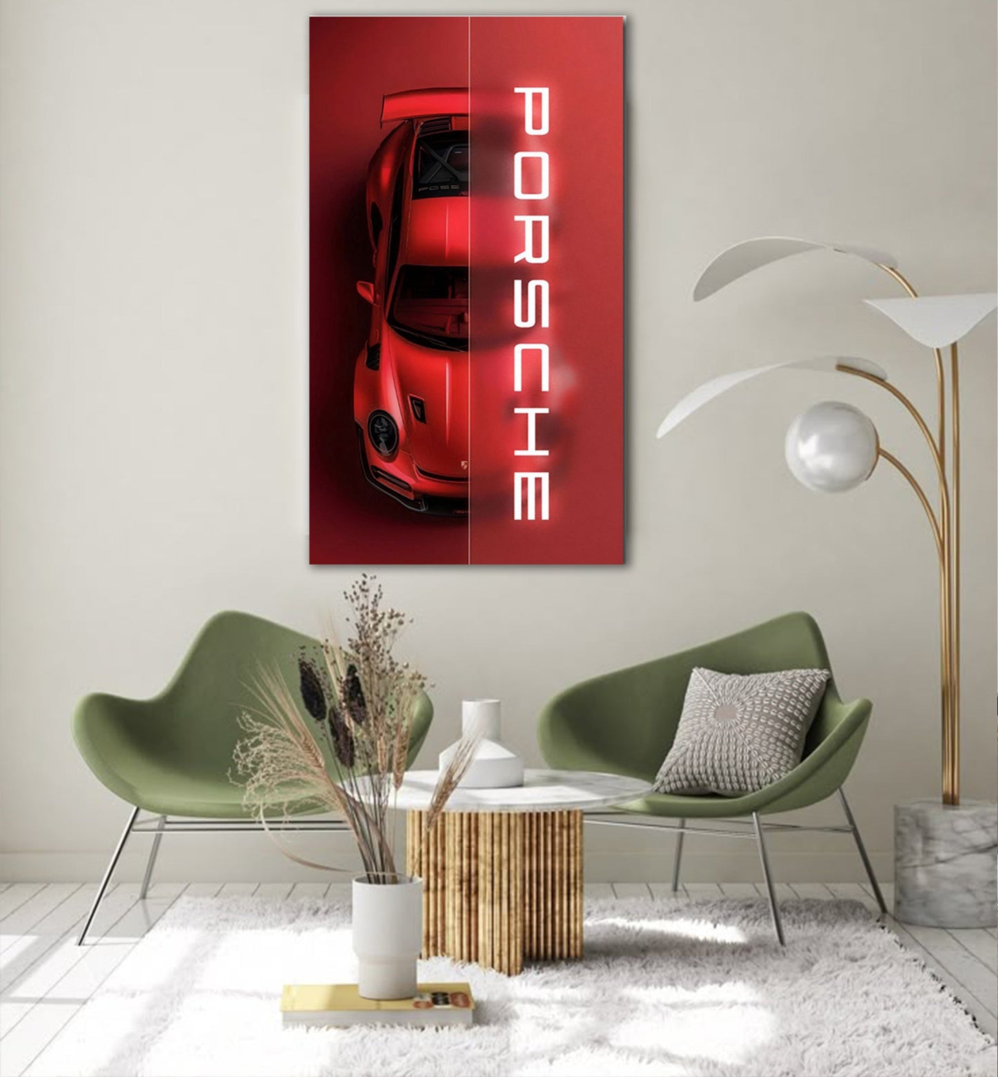Neon Pulse Porsche