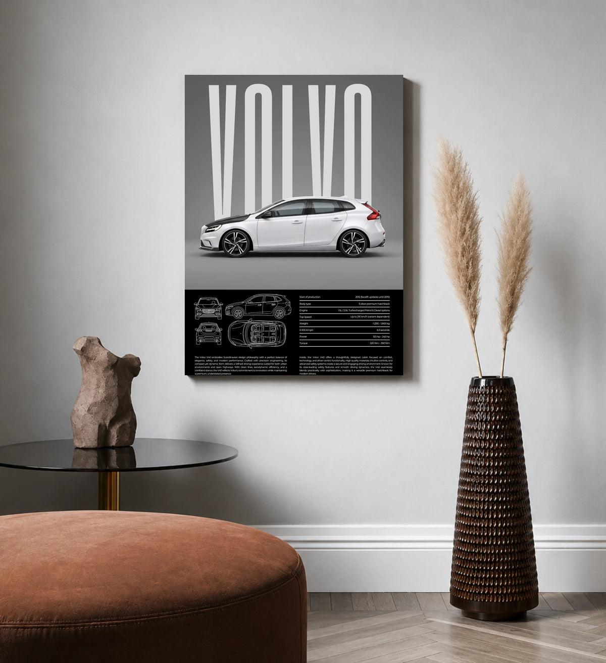 White Volvo