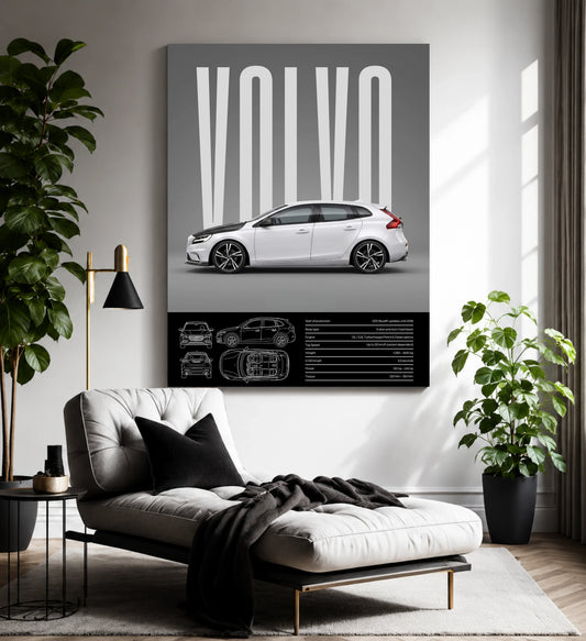 White Volvo