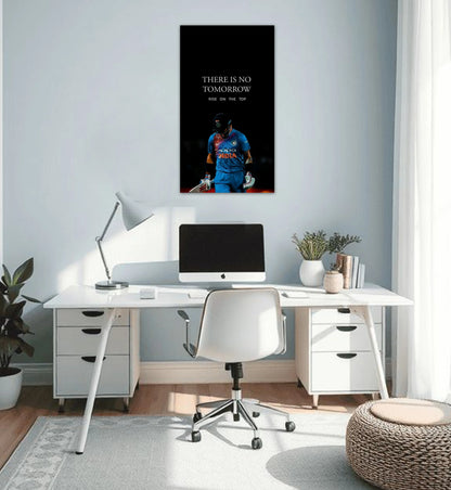 Fireman Kohli — Premium Cricket Metal Wall Art