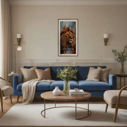 The Lion Motivational Wall Art