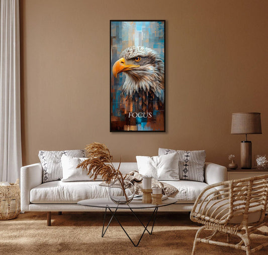 Discipline — The Eagle | Motivational Metal Wall Art
